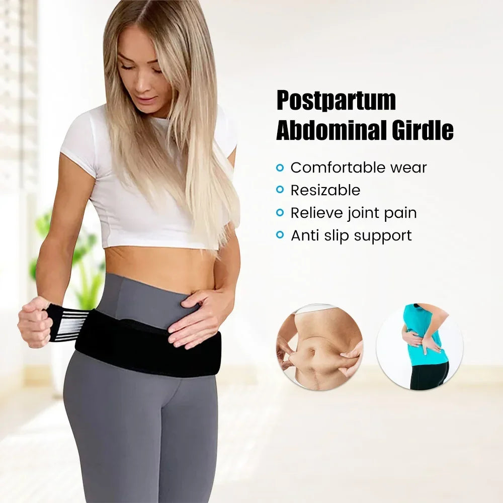 Waist Belt Sacroiliac SI Joint Hip Belt Lower Back Support-Hip Braces for Hip Pain Pelvic Support Belt Sciatica Pelvis Lumbar