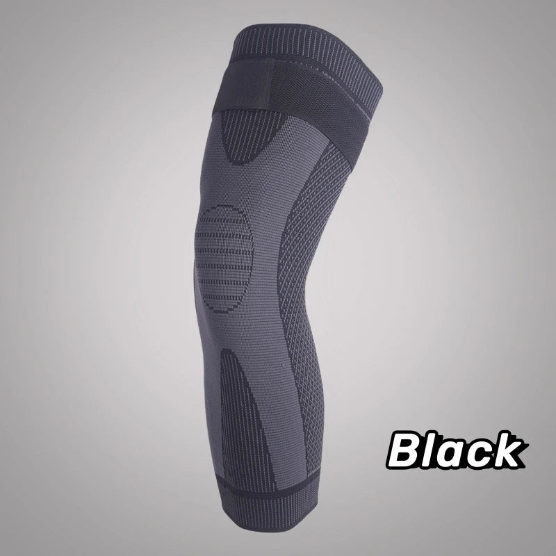 1 Pcs Compression Knee Pads Support Lengthen Stripe Sport Sleeve Arthritis Joint Pain Protector Elastic Kneepad Brace